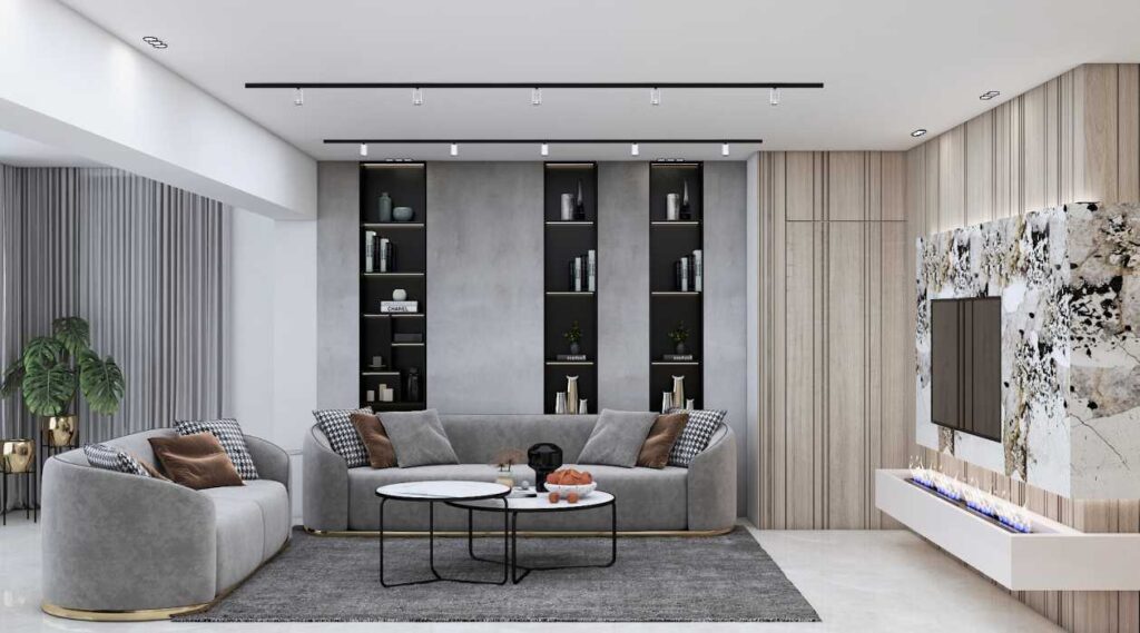 Eden + Embedded Shelves