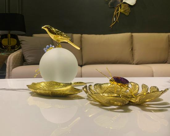 Golden Bird Decor